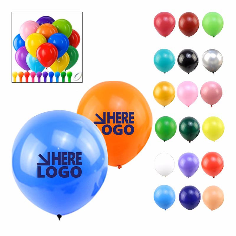 10" Full Color Thickened Latex Balloon