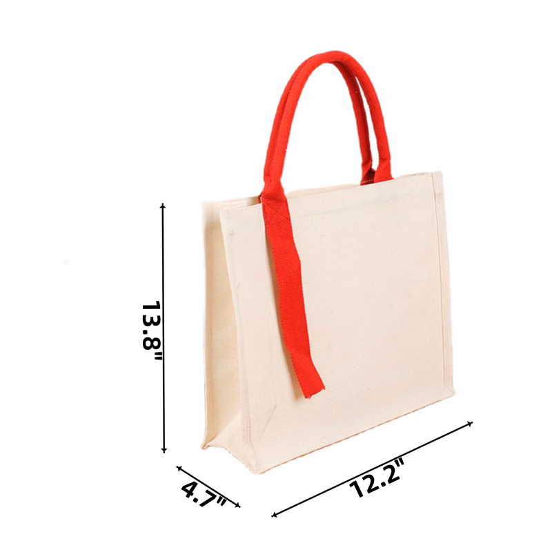 Reinforced Canvas Tote with Handle