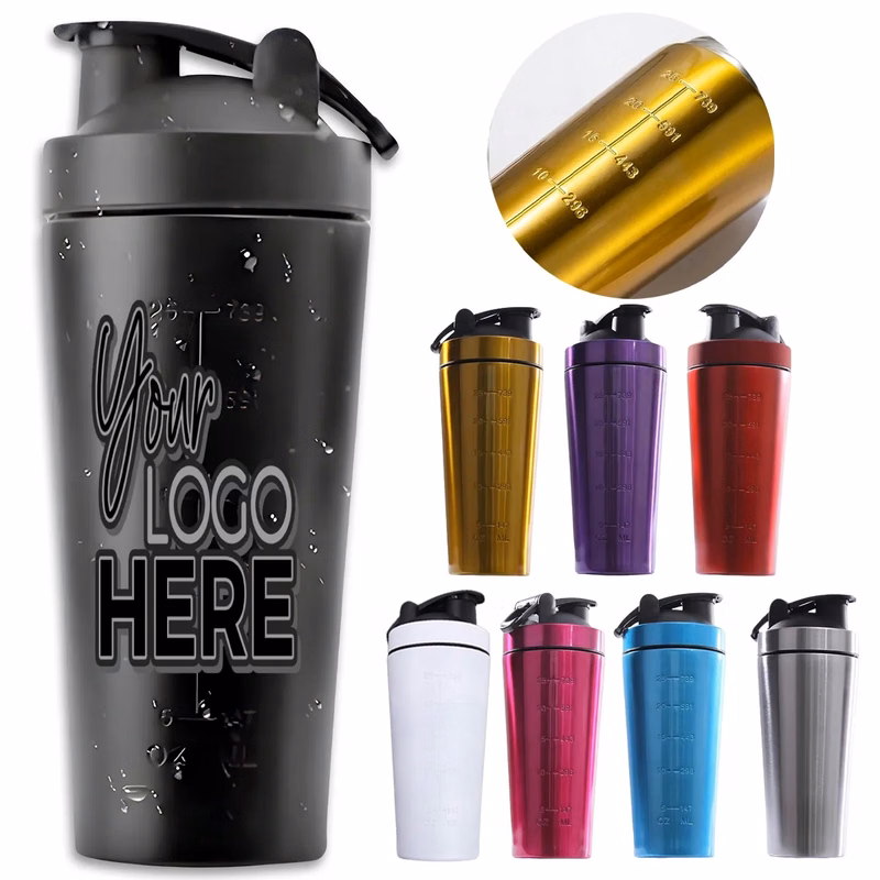 Large Capacity Stainless Steel Protein Shaker Bottle