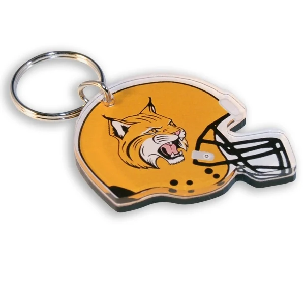 Football Helmet Shaped Keychain 1
