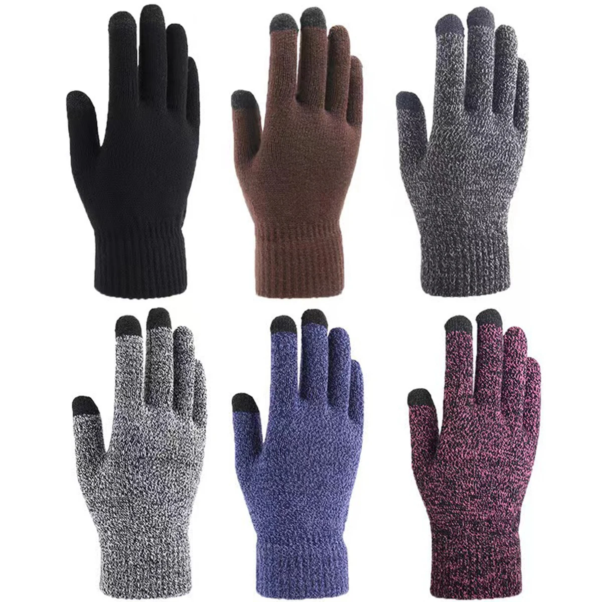 Thick Adult Warmth Touch Screen Gloves 1