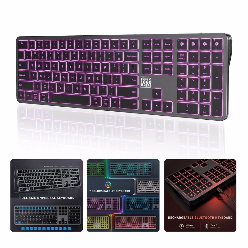 Windows & Mac OS Backlit Bluetooth Keyboard