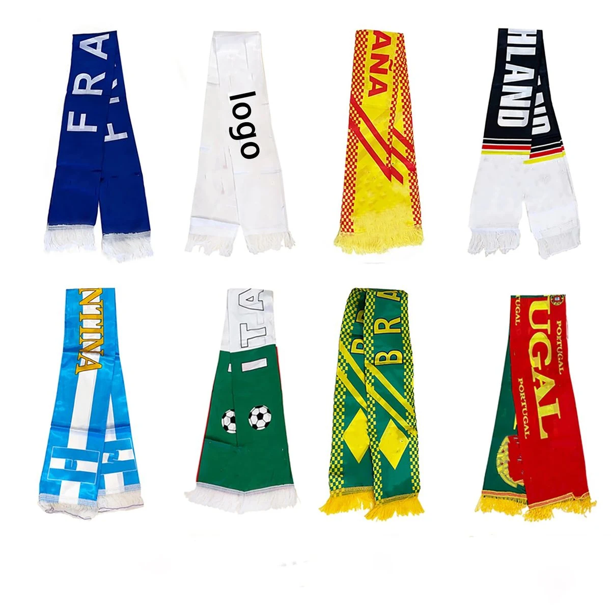 Fan print scarf 1