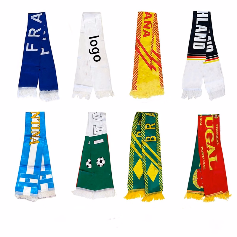 Fan print scarf