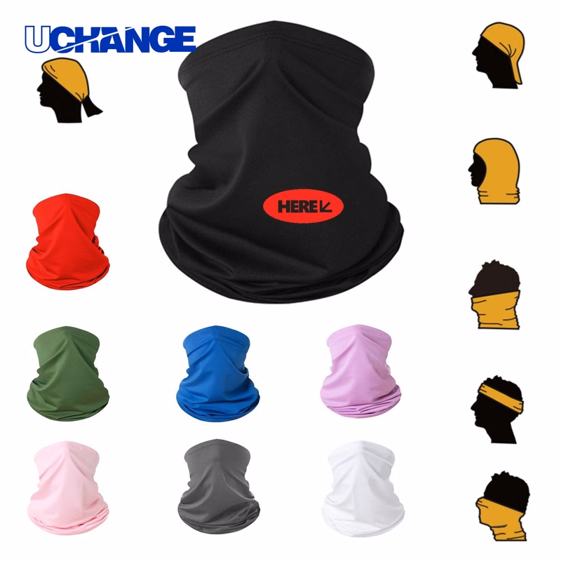 Summer Solid Color Sun Protection Neck Gaiter