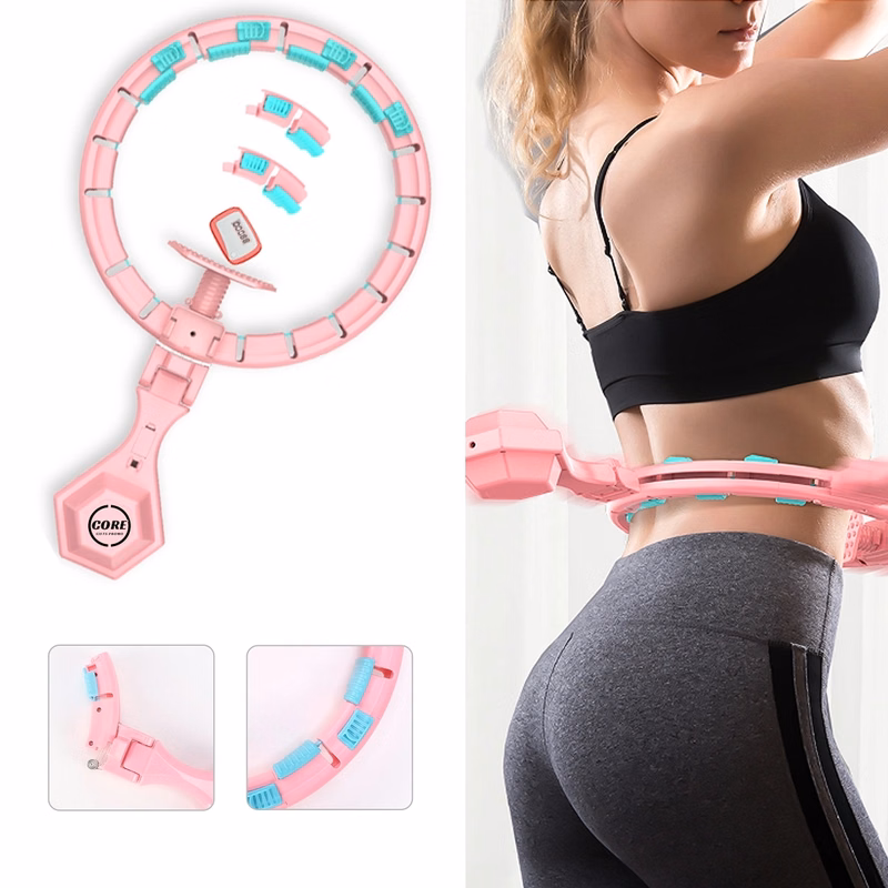Smart Adjustable Weight Auto-Spinning Ball Hula Hoop