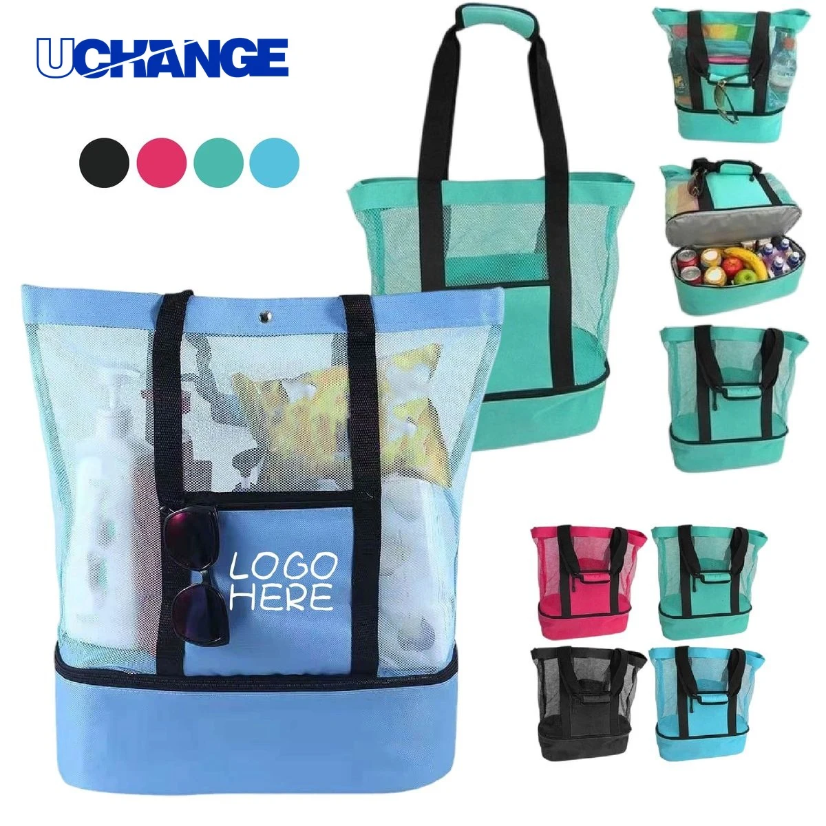 Mesh Thermal Insulated Picnic Cooler Bag 1