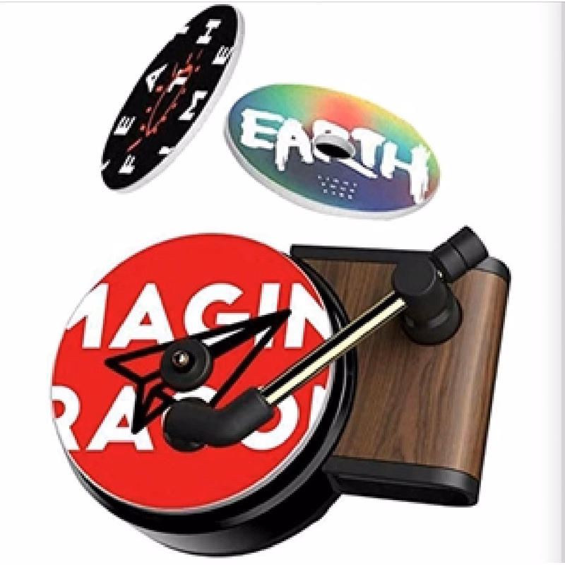 Car Retro Record Player Air Fresh Clip