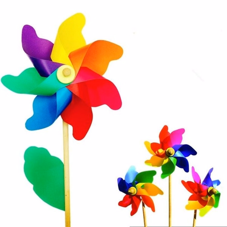 Rainbow Plastic Spinning Wheel