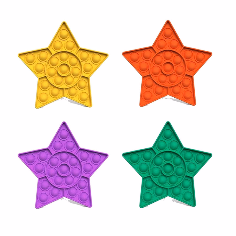 Star Push Pop Fidget Toy