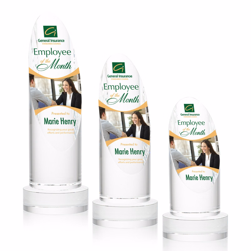Lauder VividPrint™ Award on Base - Clear
