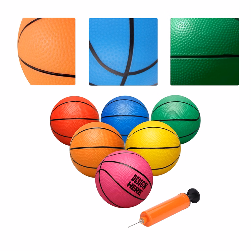MOQ50 Custom Inflatable PVC Basketball Toy