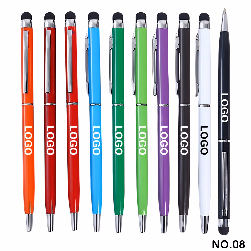 Rotating-style business office metal ballpoint pen