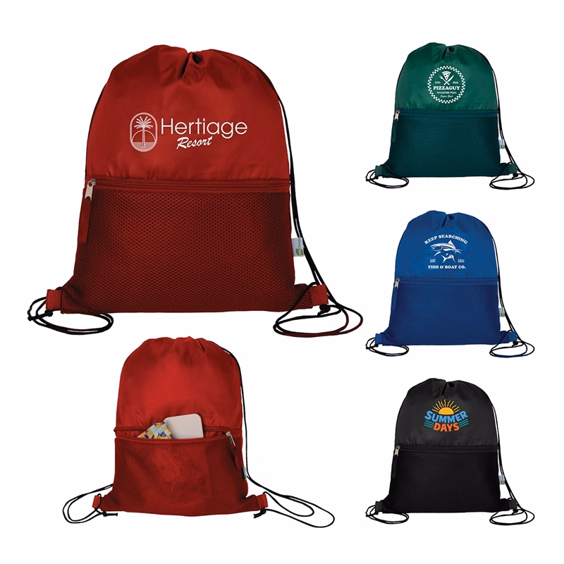 Valencia Recycled (RPET) Soft Mesh Drawstring Bag