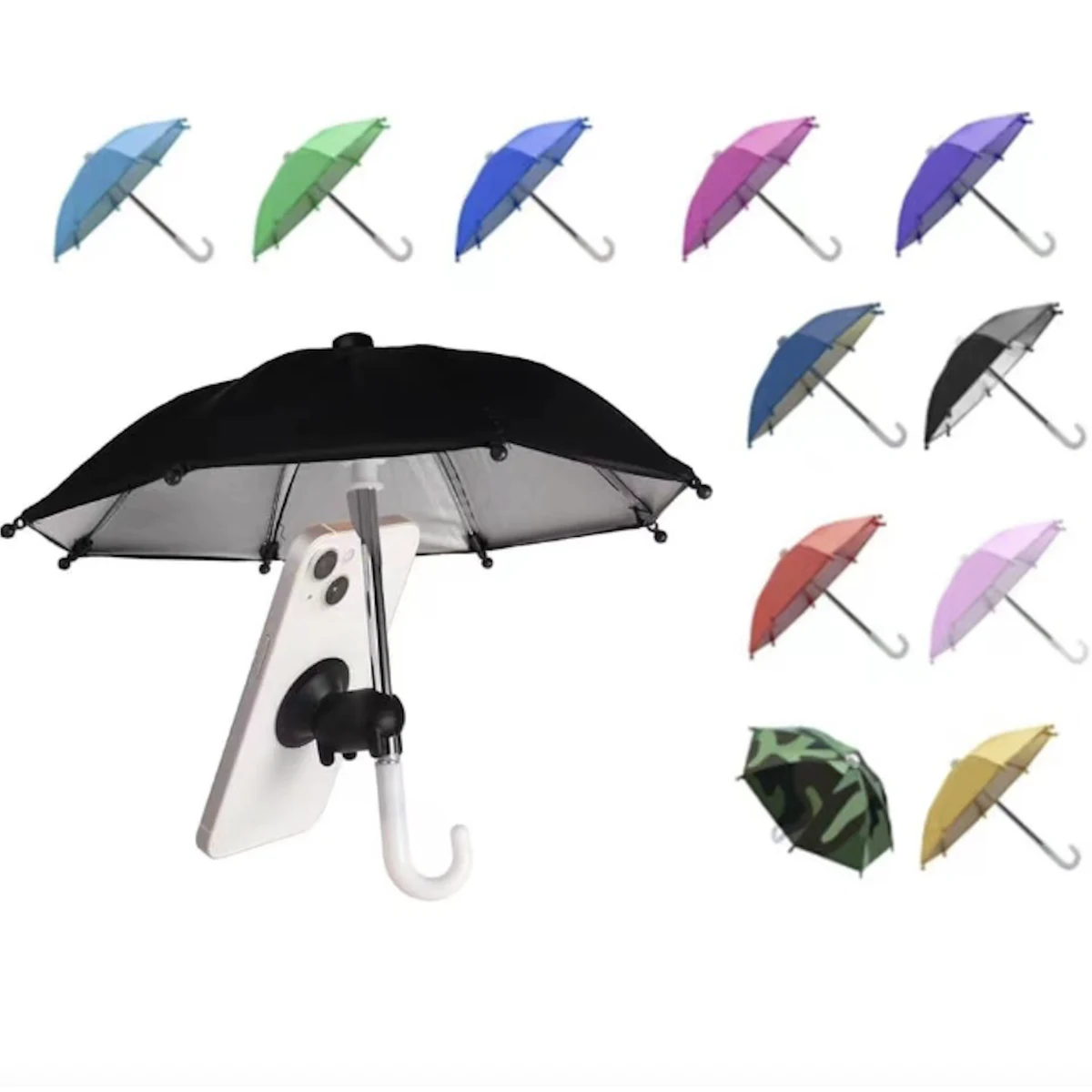 Phone Umbrella with Suction Cup Stand 1