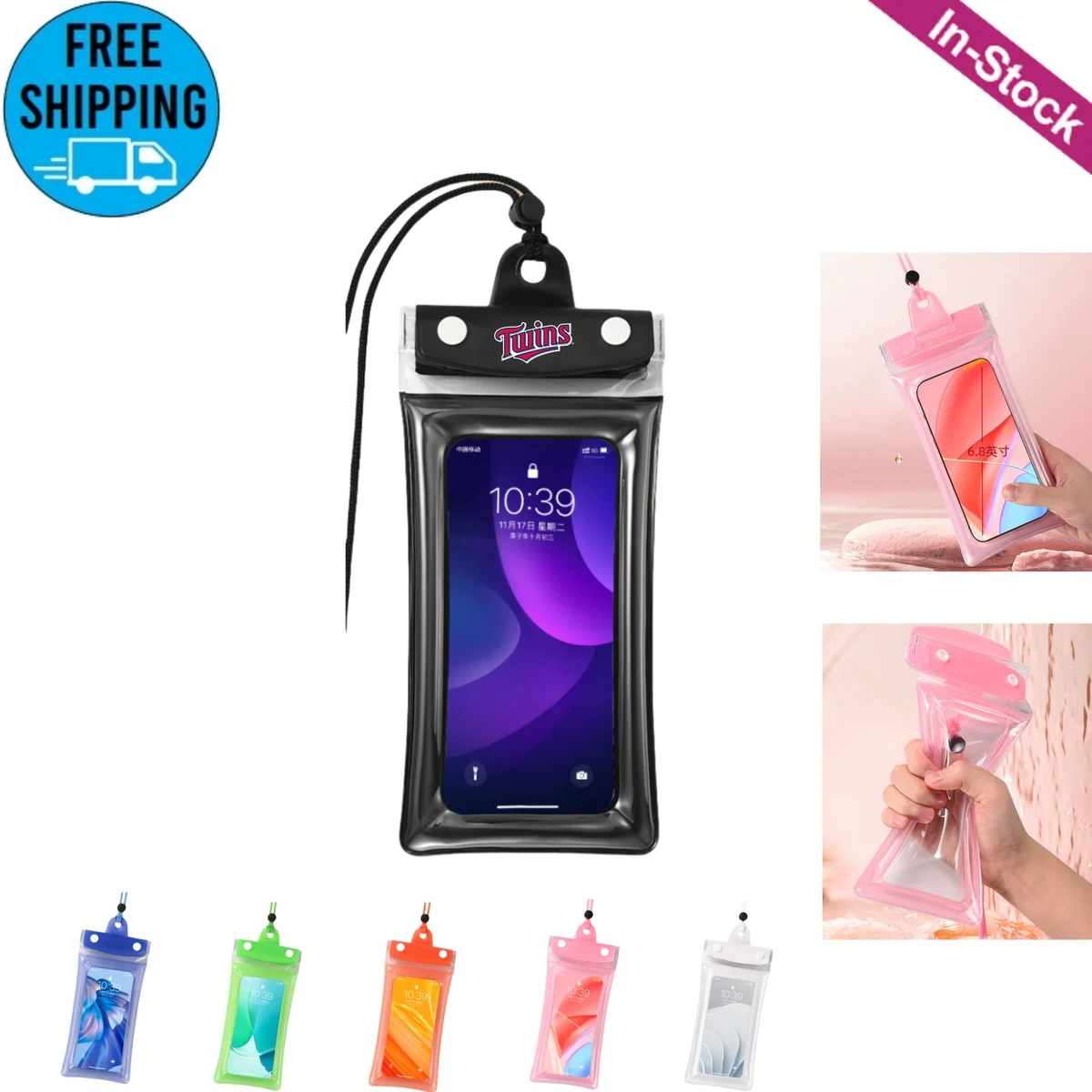 Waterproof Floating Phone Pouch Beach Bag 1