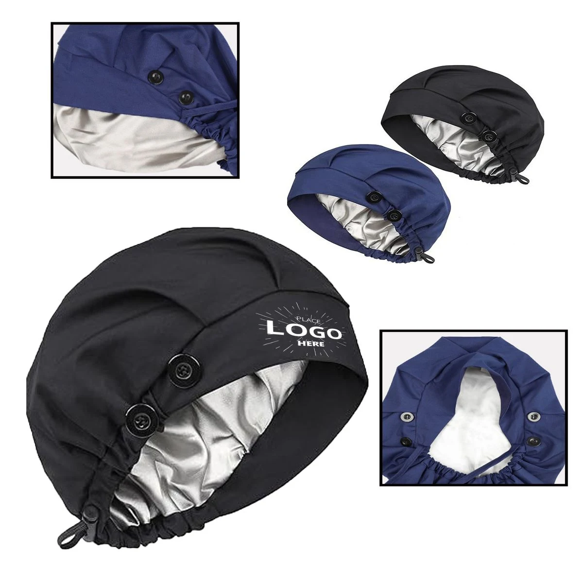 Multi-Purpose Double-Layered Pom-Pom Hat With Multi-Color Logo Printing Service 1