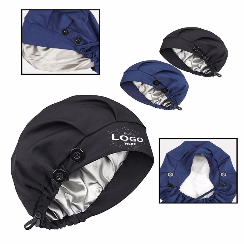 Multi-Purpose Double-Layered Pom-Pom Hat With Multi-Color Logo Printing Service