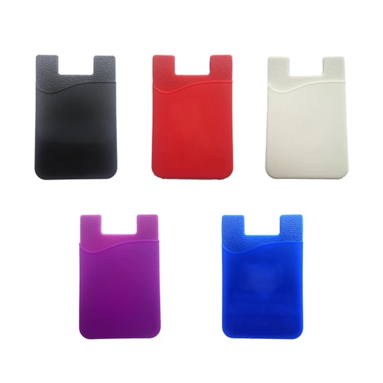 Pocket Smart Phone Silicone Card Holder Wallets 1