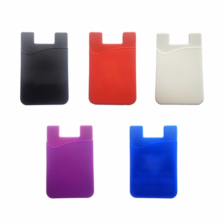 Pocket Smart Phone Silicone Card Holder Wallets