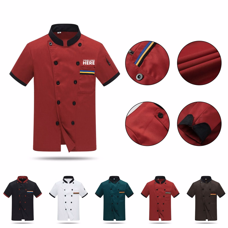 Short Sleeve Chef Jacket