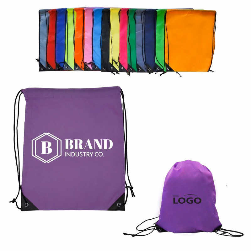 Polyester Sports Drawstring Bag