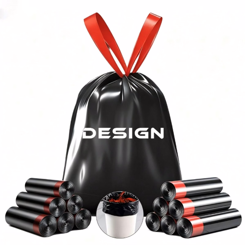 Automatic Mouth Closing Hand-Held Garbage Bag