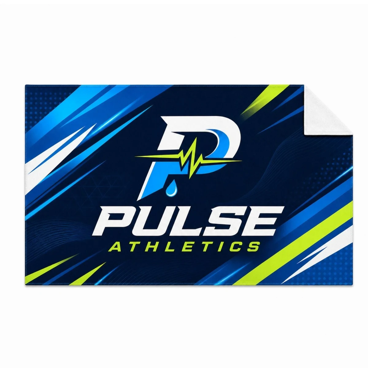 24 Hr Express Ship - Plush and Soft Velour Terry Cotton Blend Sports, Sweat Towel, 12x18, Sublimated 1