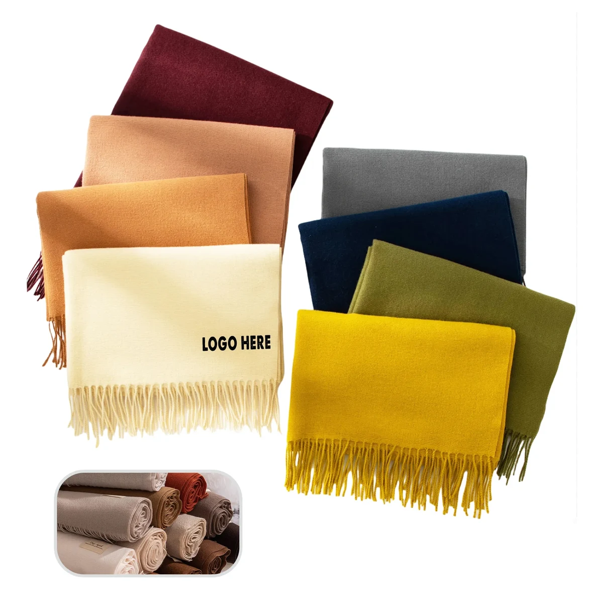 Unisex Soft Imitation Cashmere Winter/Fall Warm Scarf 1