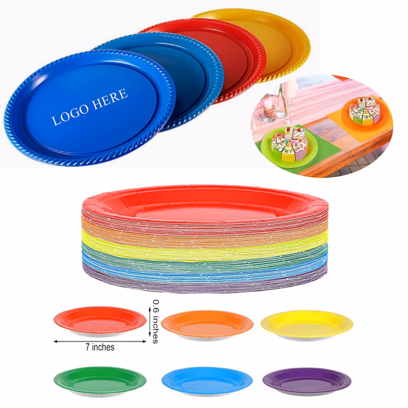 7" Disposable Plastic Plate
