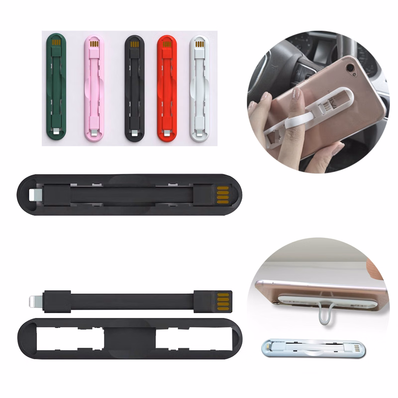 2-in-1 Charging cable With Phone Stand & Holder Function
