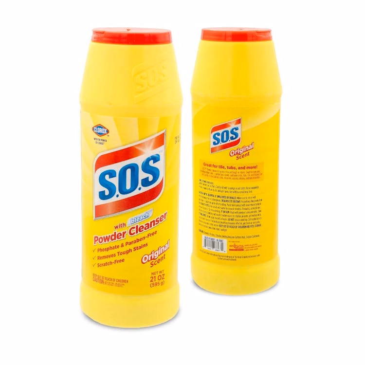 S.O.S Powder Cleaner with Bleach - 21oz
