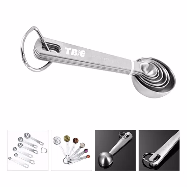 6 pcs Stainless Steel Measuring Spoons