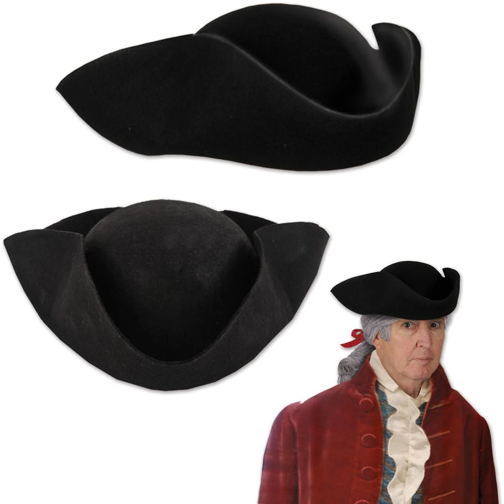 Felt Pirate Hats - Black 1