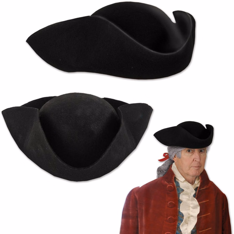 Felt Pirate Hats - Black