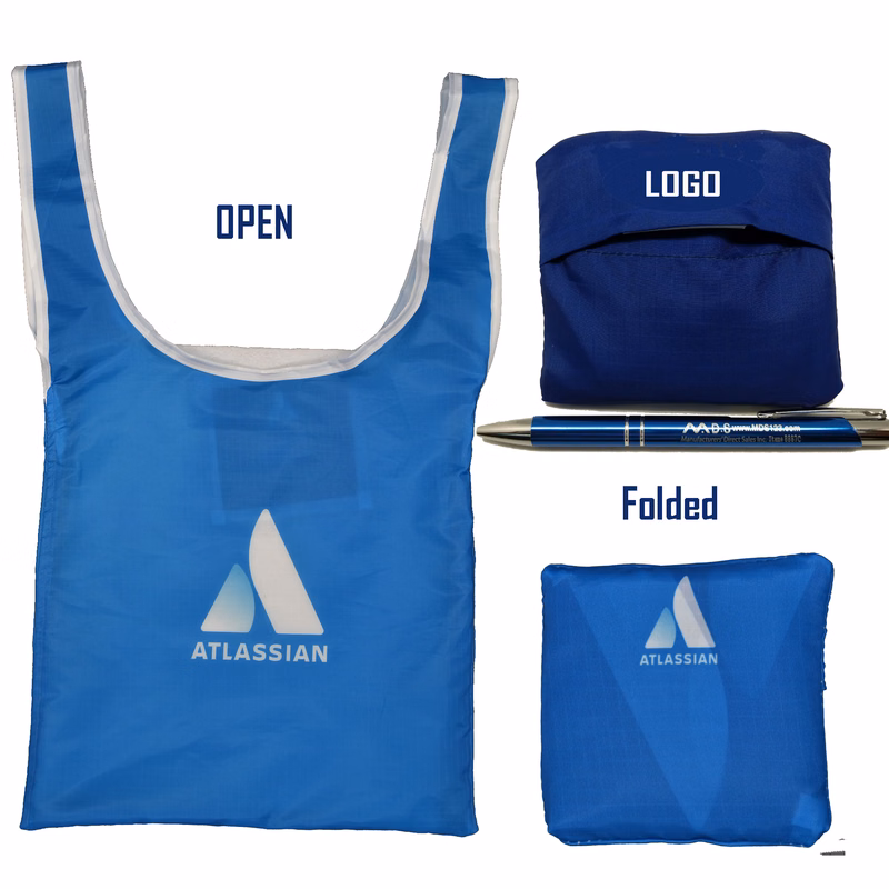 FoldableTraveling Tote Bag with MiniCarrying Pouch