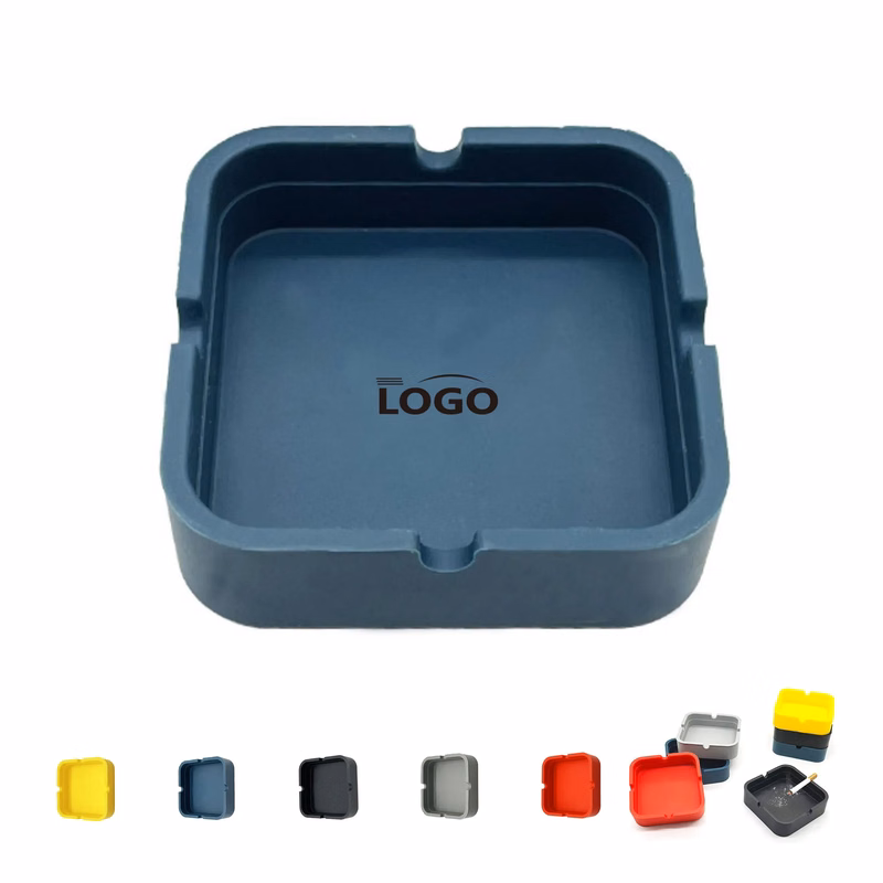 Square Silicone Cigar Cigarette Ashtray