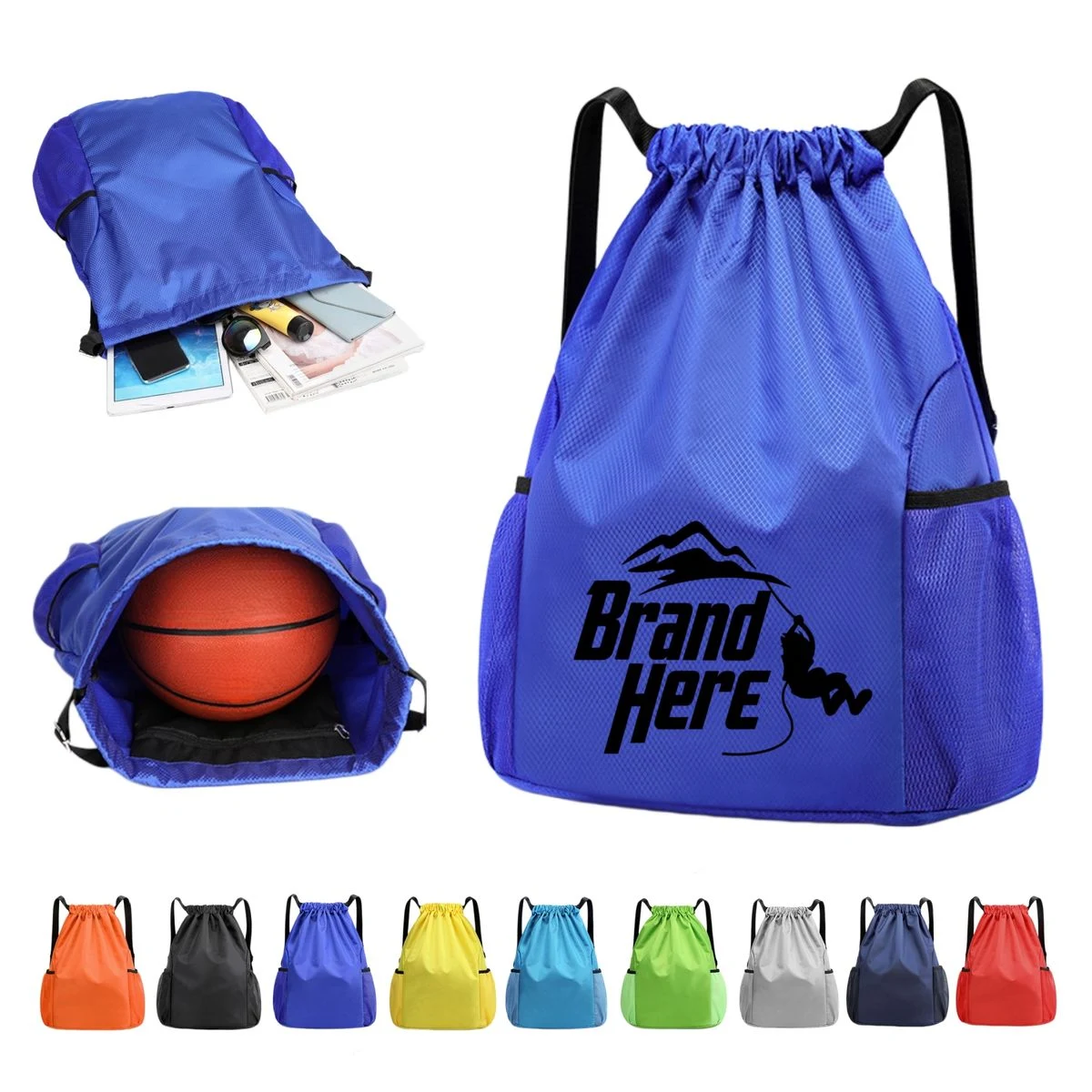 Lightweight Waterproof Drawstring Backpack 1