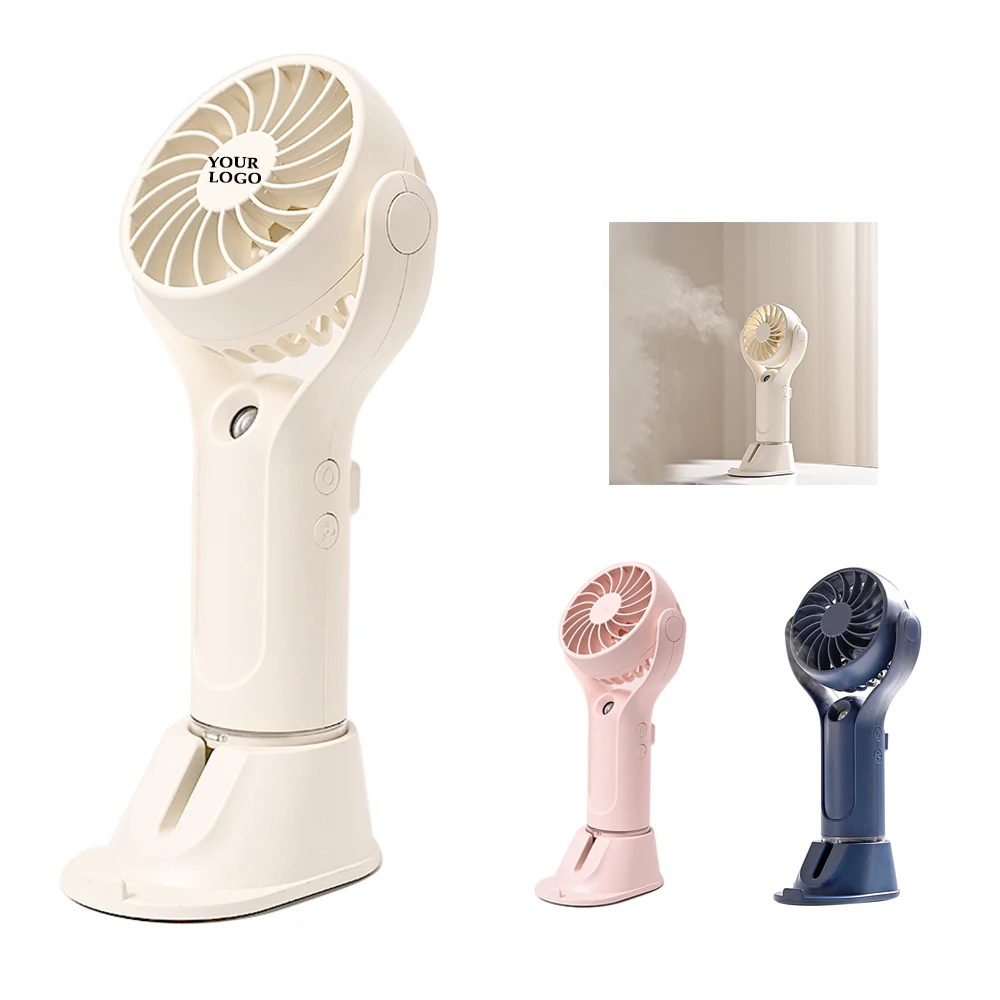 Desktop Mini Handheld Humidifying Misting Fan 1