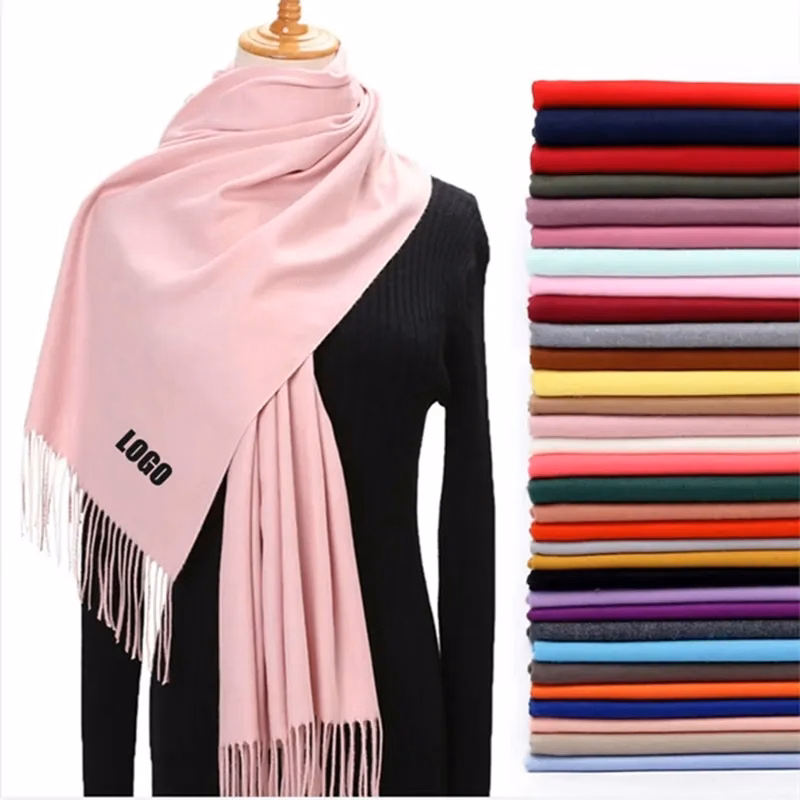 Large Soft Cashmere Feel Pashmina Shawl Scarf