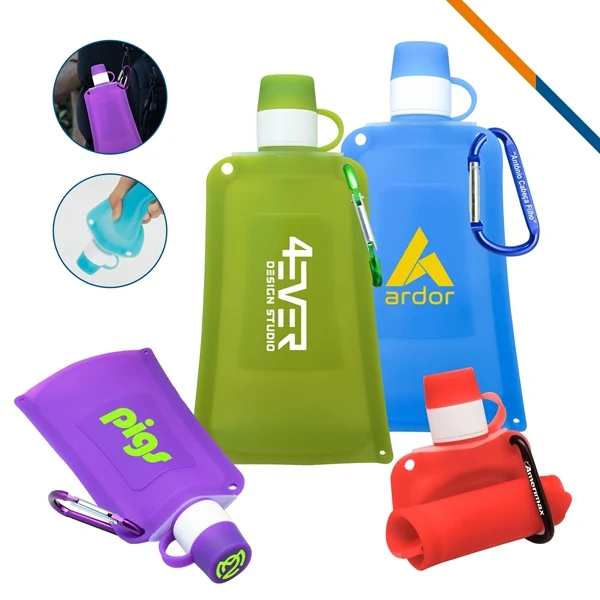 Packet Foldable Water Bottle for Commutes, Fitness and Travel 1