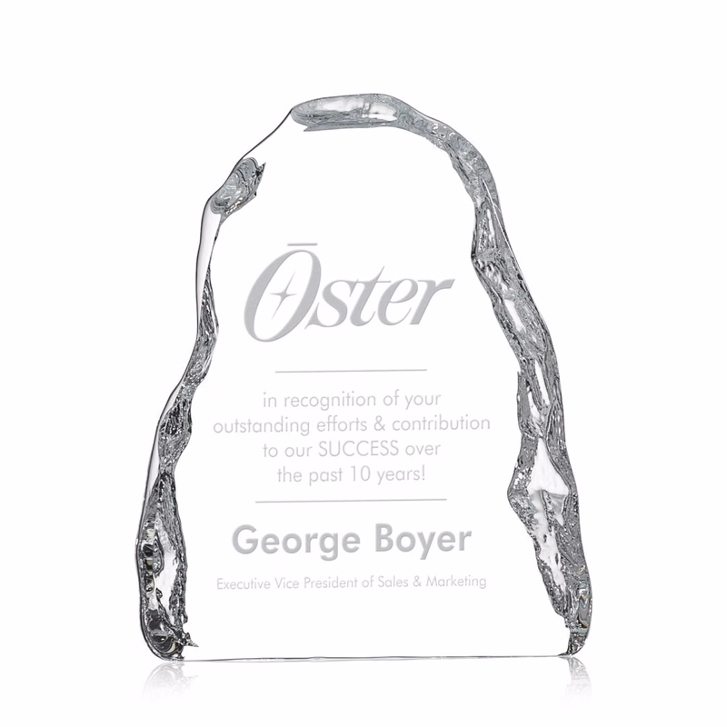 Iceberg Crystal Award Vertical