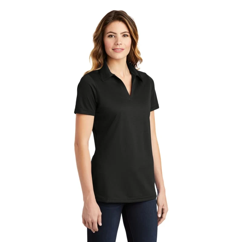 Sport-Tek Women's PosiCharge Active Textured Polo. 1