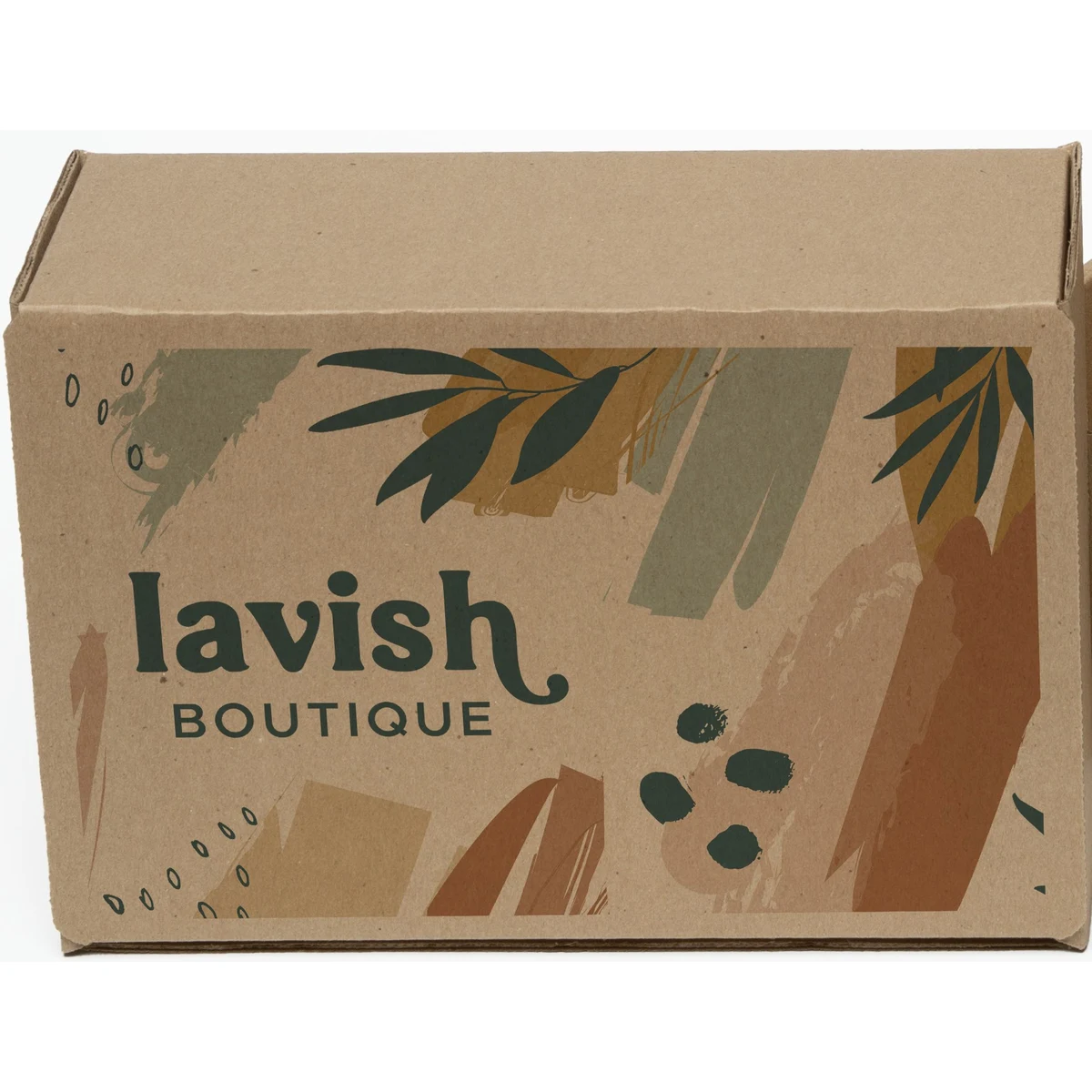 Full Color Natural Brown Display Mailer Box w/Outside Imprint 10" x 7" x 4" 1