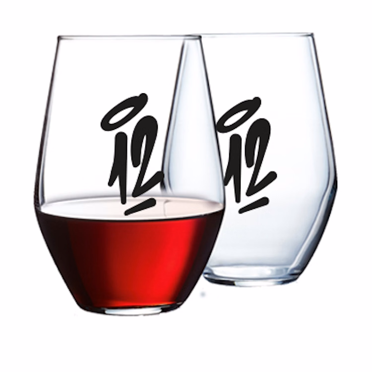 19 oz Concerto stemless goblet wine glass