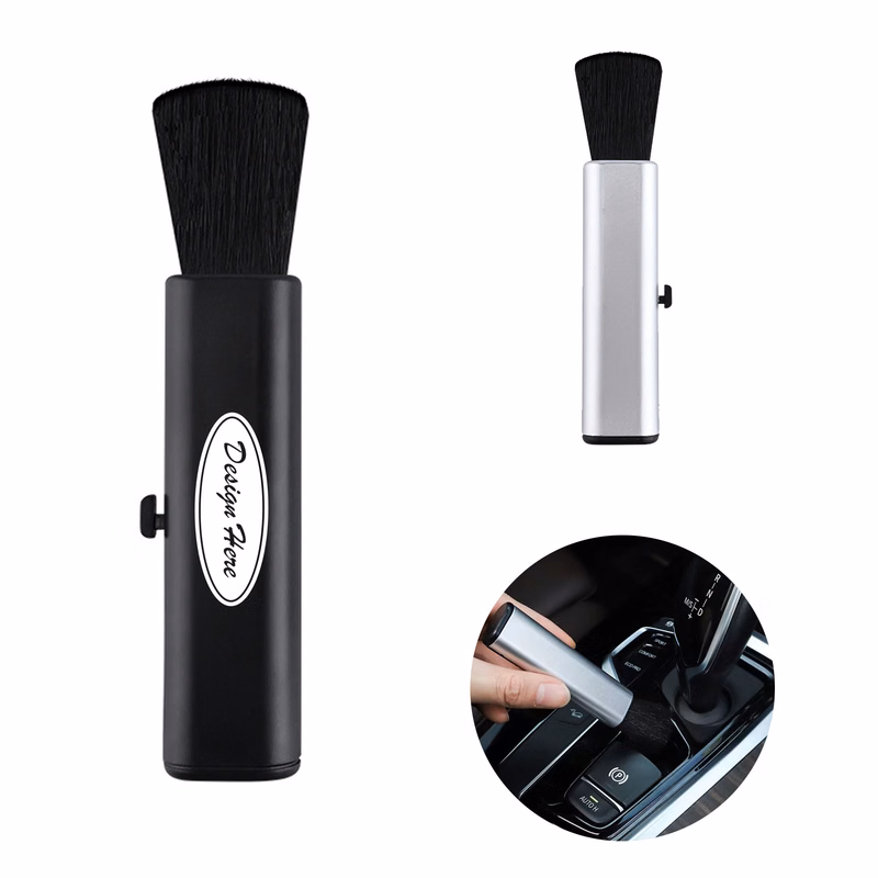 Computer keyboard gap soft dust removal brush
