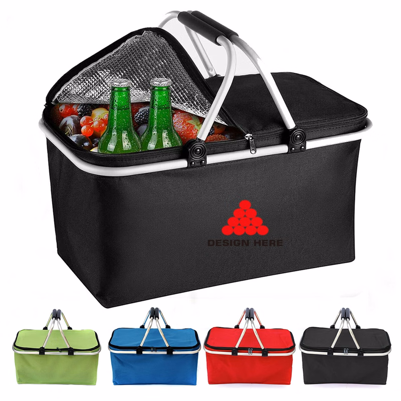Picnic Folding Shopping Basket MOQ 50PCS