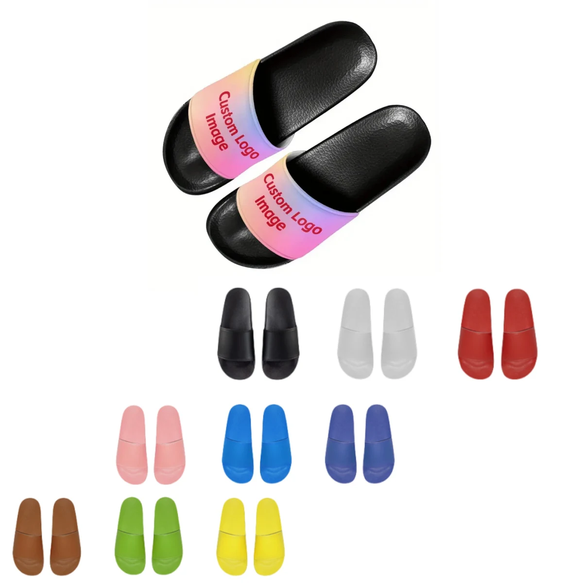 Personalized Slippers With Your Own Logo 1