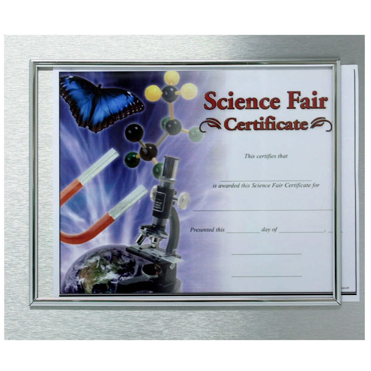 Slide In Certificate Plaque-Metal 1