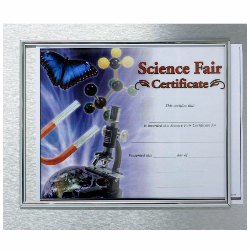 Slide In Certificate Plaque-Metal